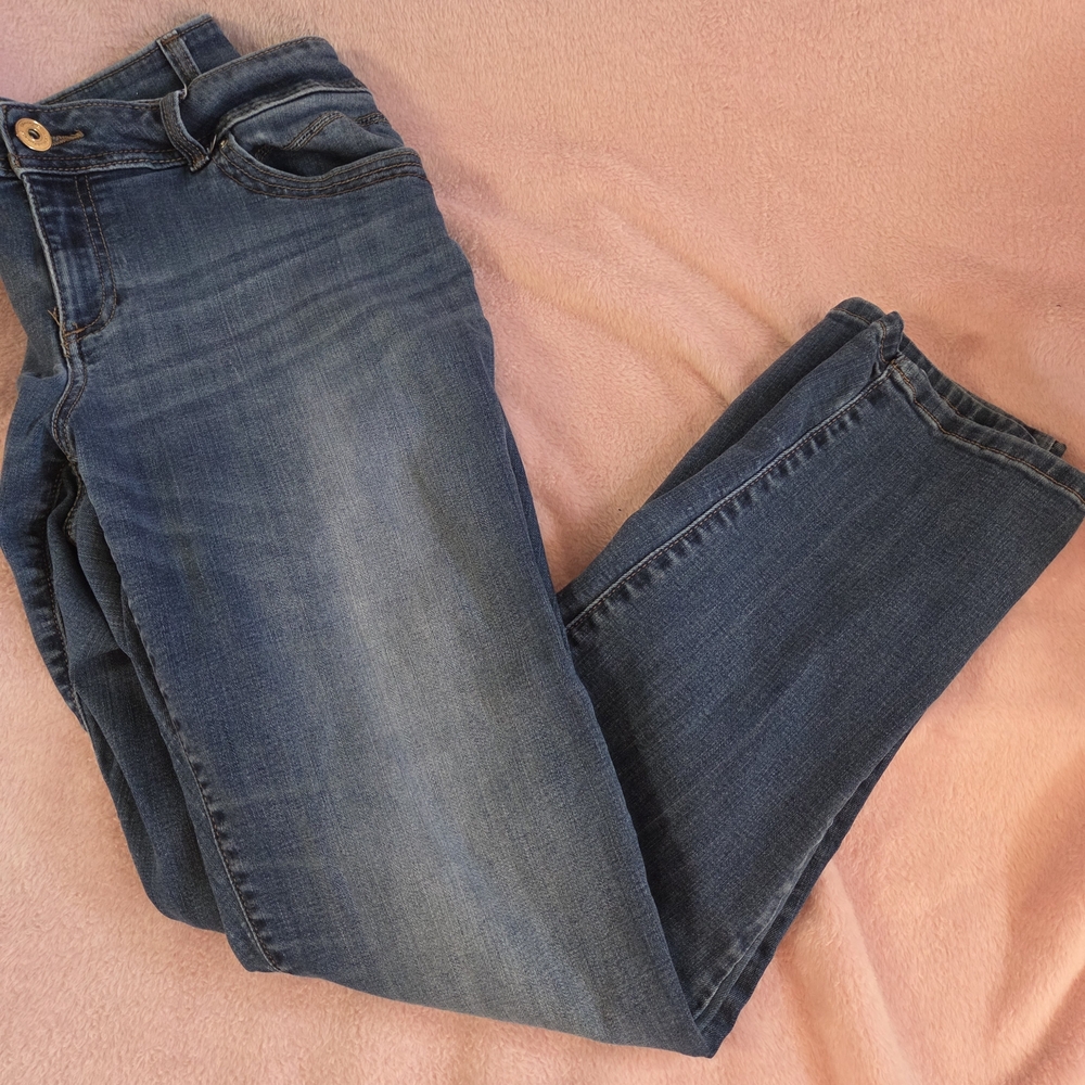 INC International Concepts Dark Blue Skinny Jeans